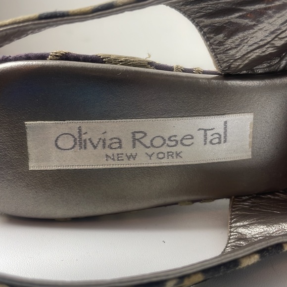 Olivia Rose Tal Floral Leopard Platform heel Size 38 - Picture 7 of 17